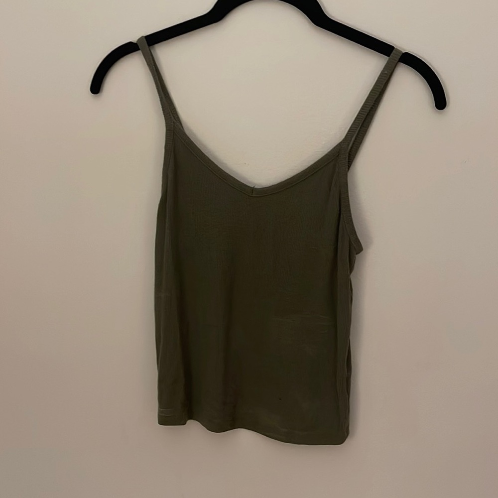 Dark green crop top